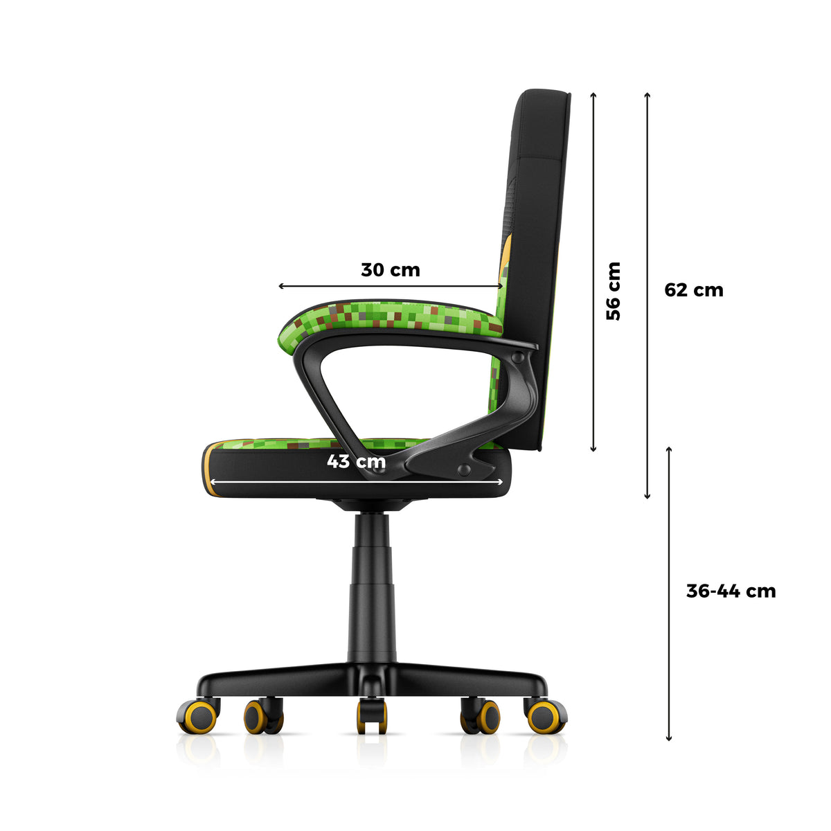 Herní židle Huzaro RANGER 1.0 Pixel Mesh pro děti 