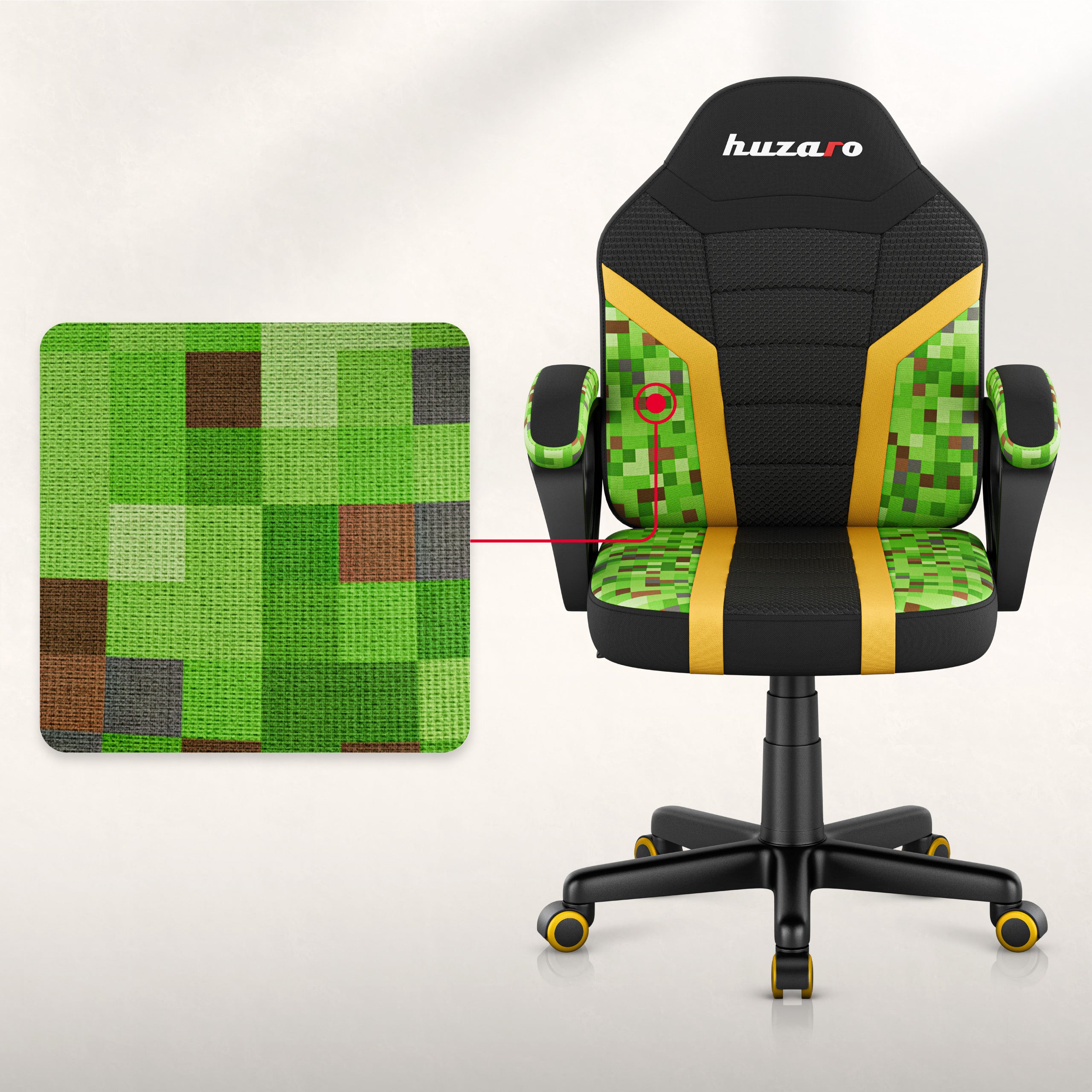 Herní židle Huzaro RANGER 1.0 Pixel Mesh pro děti 