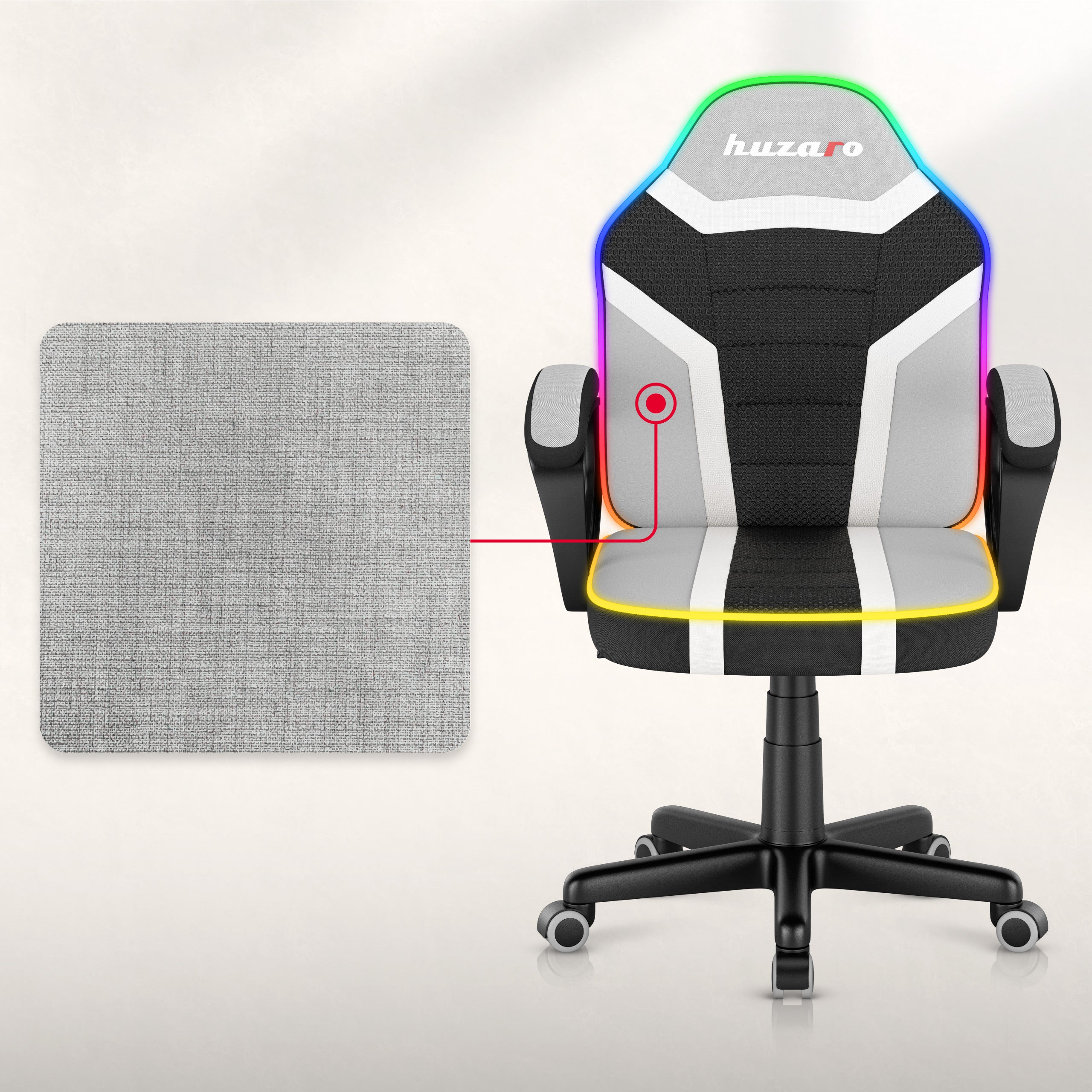 Herní židle Huzaro Ranger 1.0 RGB pro děti 