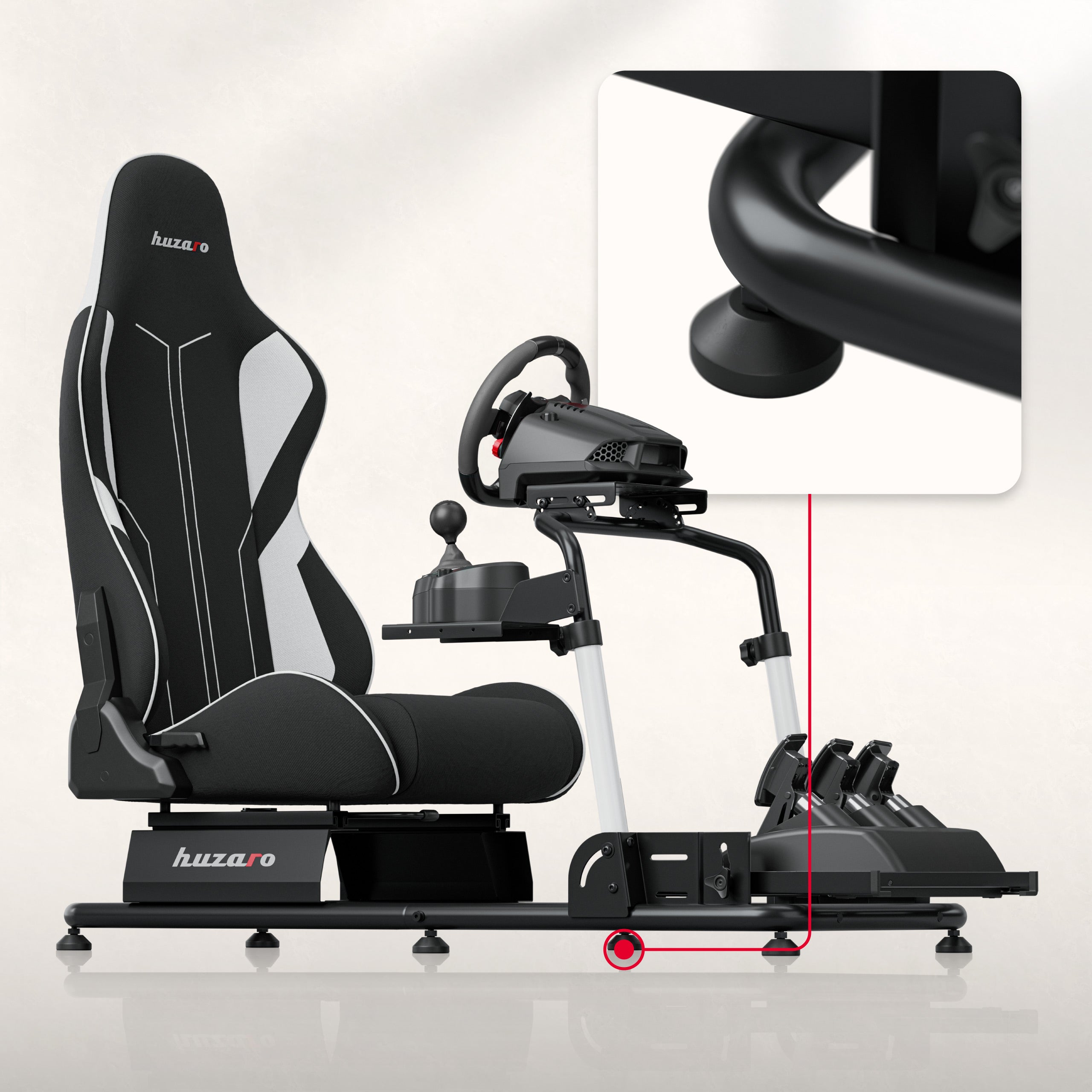 Závodní kokpit Huzaro Speed 5.5 sim racing