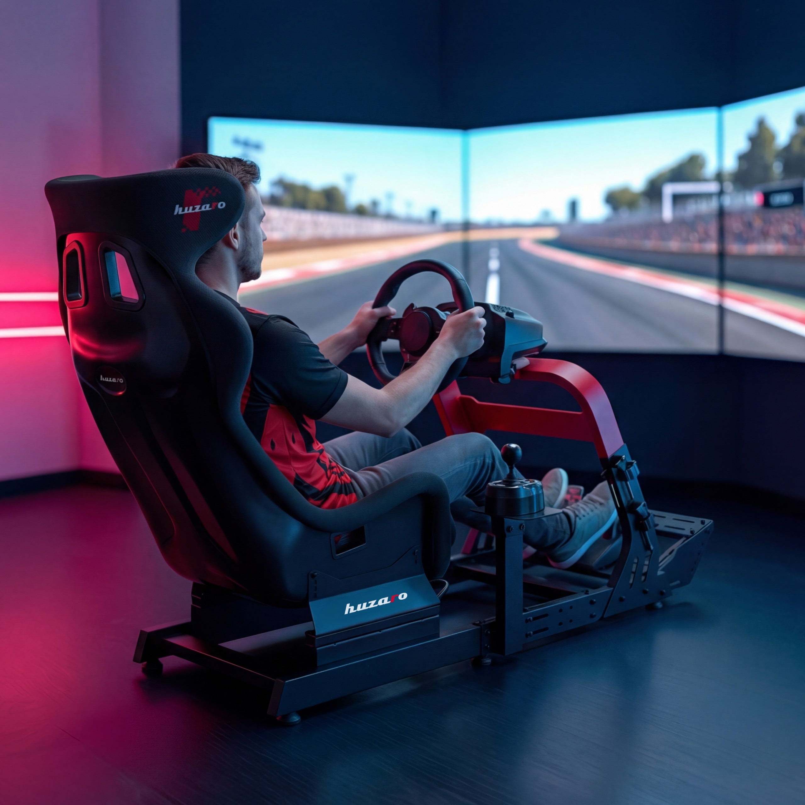 Závodní kokpit Huzaro Speed 8.3 pro sim racing