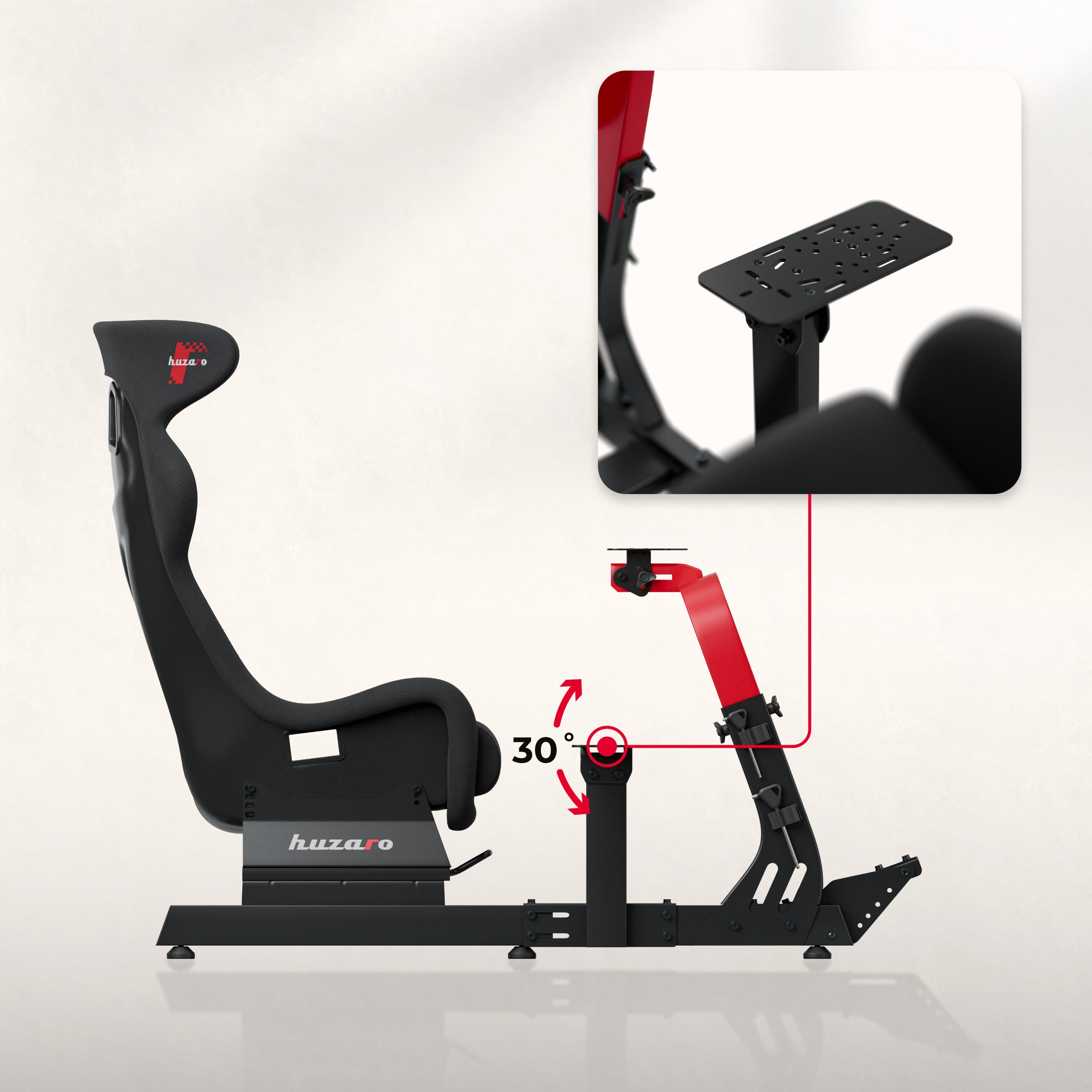 Závodní kokpit Huzaro Speed 8.3 pro sim racing