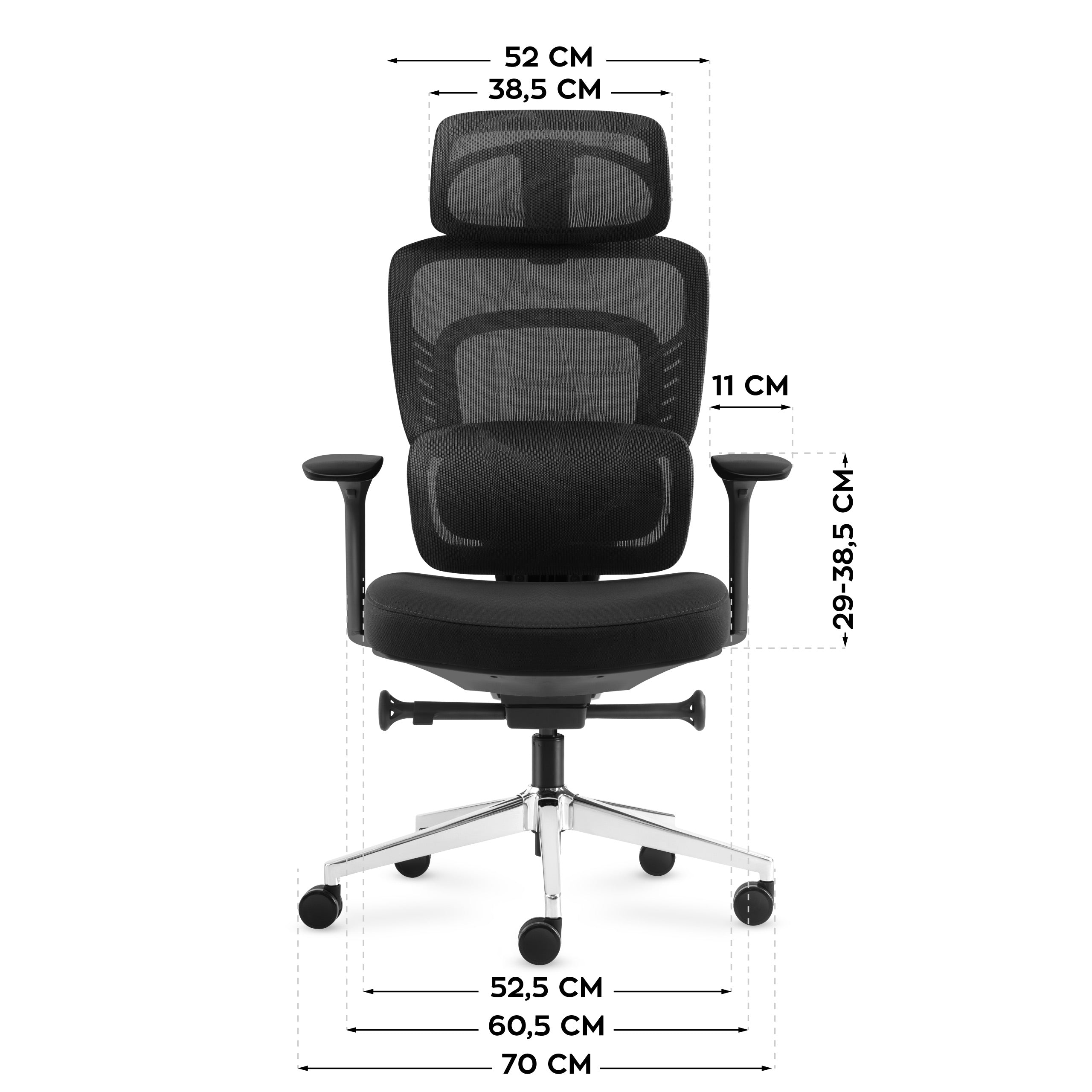 Kancelářské křeslo s masáží Mark Adler Visioner 6.1 Black