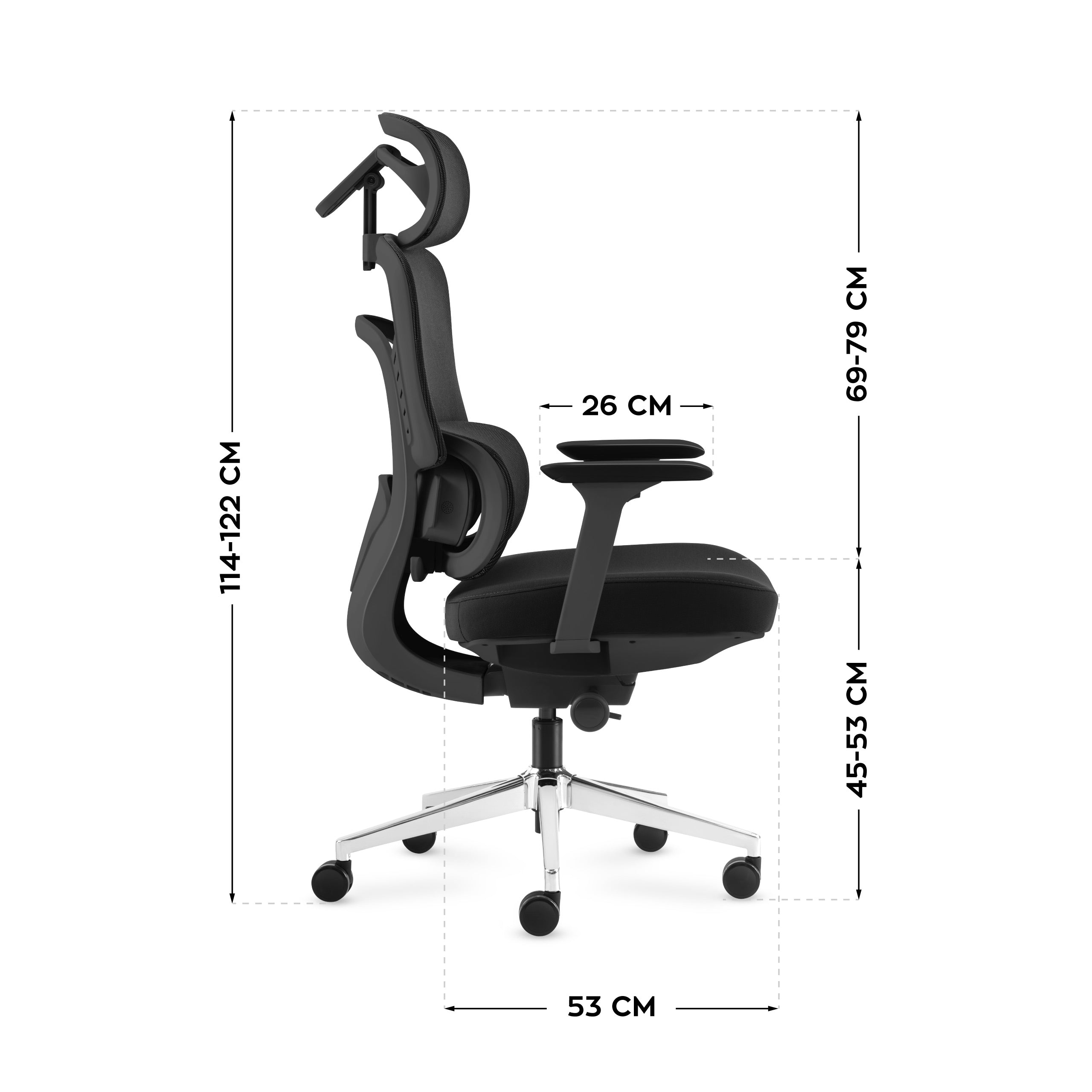 Kancelářské křeslo s masáží Mark Adler Visioner 6.1 Black