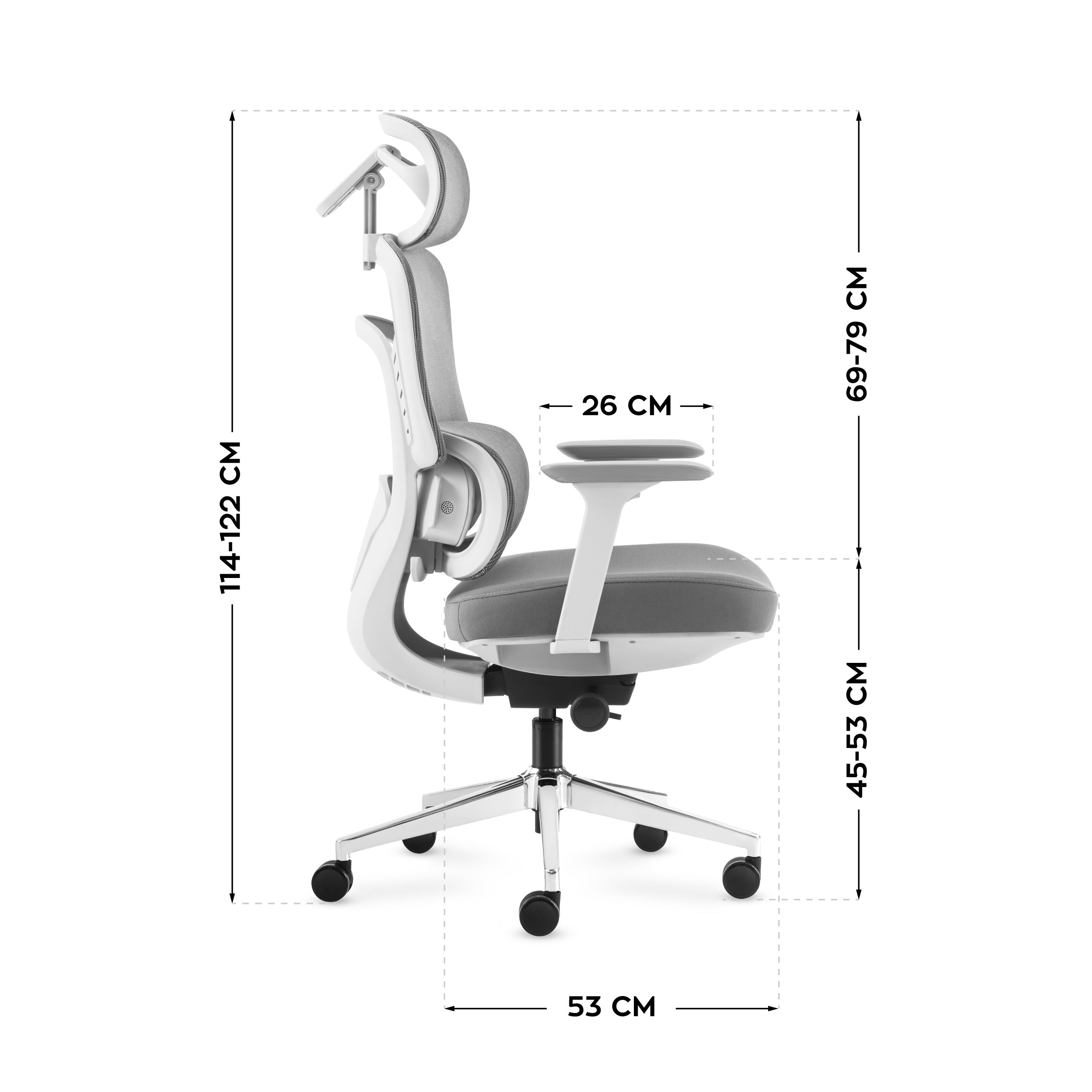 Kancelářské křeslo s masáží Mark Adler Visioner 6.1 Grey