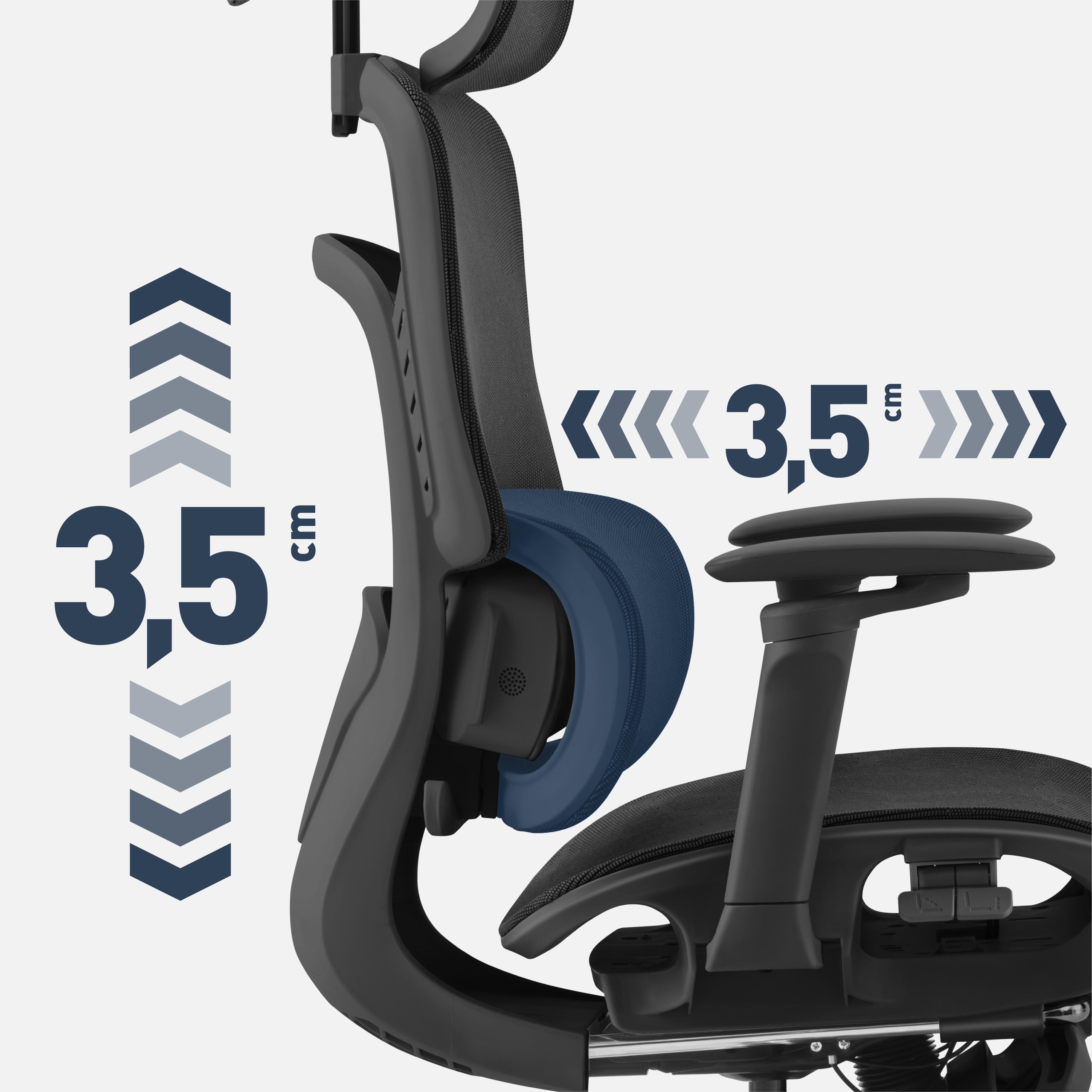 Kancelářské křeslo s masáží Mark Adler Visioner 8.3 Black