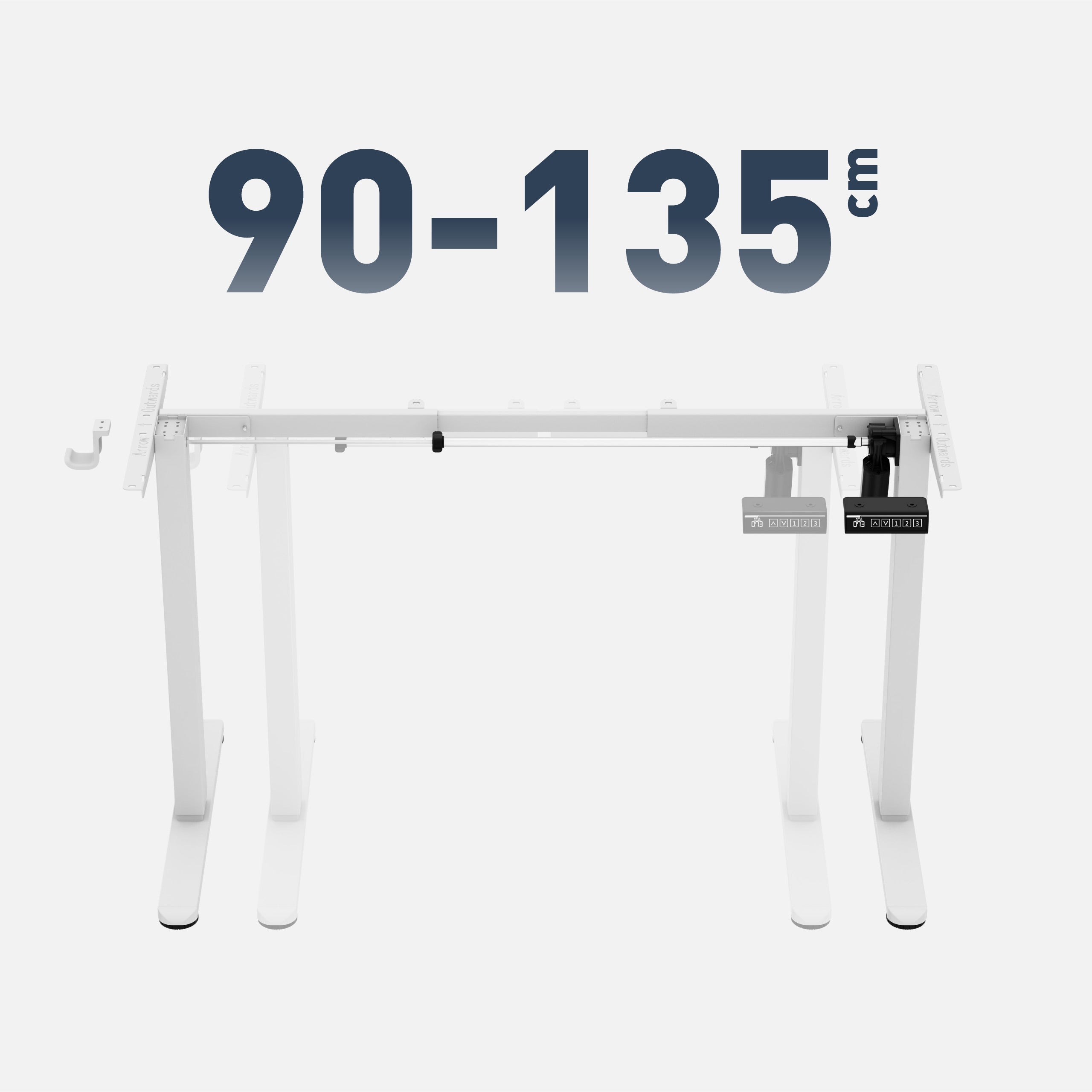 Elektrický stolový rám bílý Mark Adler Xeno 1.7 White